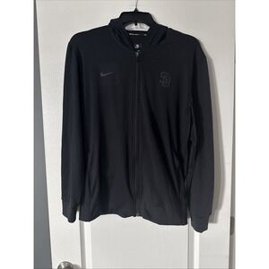 Nike San Diego Dri-FIT Zip Up Hoodie  Black Oversized - Medium